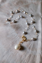 Pearls with Topaz Trio Briolettes Necklace