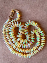Large Graduated Ethiopian Opal Necklace