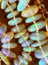 Large Graduated Ethiopian Opal Necklace
