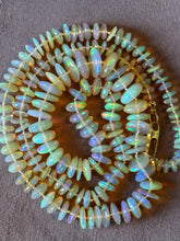 Large Graduated Ethiopian Opal Necklace