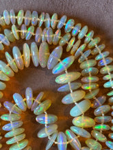 Large Graduated Ethiopian Opal Necklace