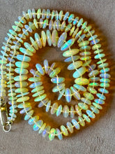 Large Graduated Ethiopian Opal Necklace