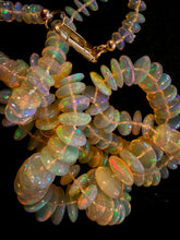 Large Graduated Ethiopian Opal Necklace