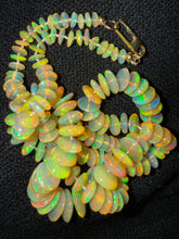 Large Graduated Ethiopian Opal Necklace