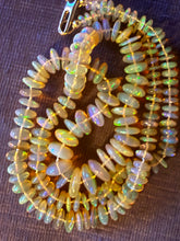 Large Graduated Ethiopian Opal Necklace