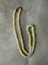 Faceted Ethiopian Opal Necklace