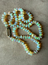 Faceted Ethiopian Opal Necklace