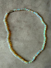 Faceted Ethiopian Opal Necklace