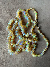Faceted Ethiopian Opal Necklace