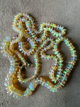 Faceted Ethiopian Opal Necklace