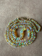 Faceted Ethiopian Opal Necklace