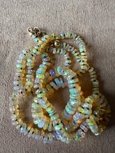 Faceted Ethiopian Opal Necklace