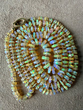 Faceted Ethiopian Opal Necklace