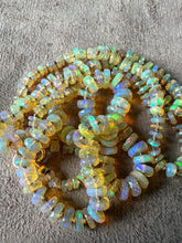 Faceted Ethiopian Opal Necklace