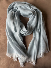 Cotton & Linen Scarf in Cloud