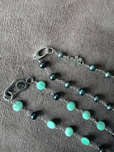 Black Mother of Pearl Necklace Set