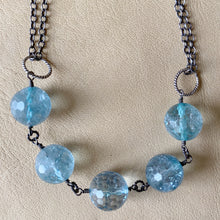 Aquamarine Marbles Necklace