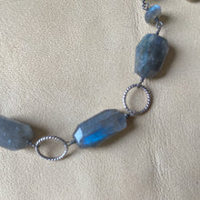 Labradorite Nugget Necklace