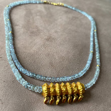 Nepali Gold on Sapphire Necklace