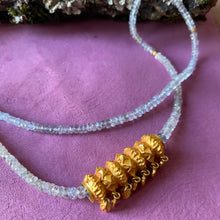 Nepali Gold on Sapphire Necklace