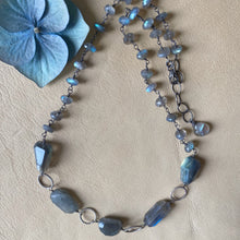 Labradorite Nugget Necklace