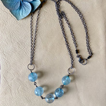 Aquamarine Marbles Necklace