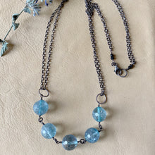 Aquamarine Marbles Necklace