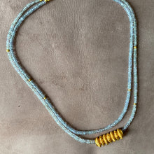 Nepali Gold on Sapphire Necklace