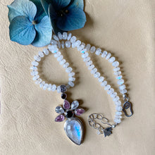 Rainbow Moonstone Necklace
